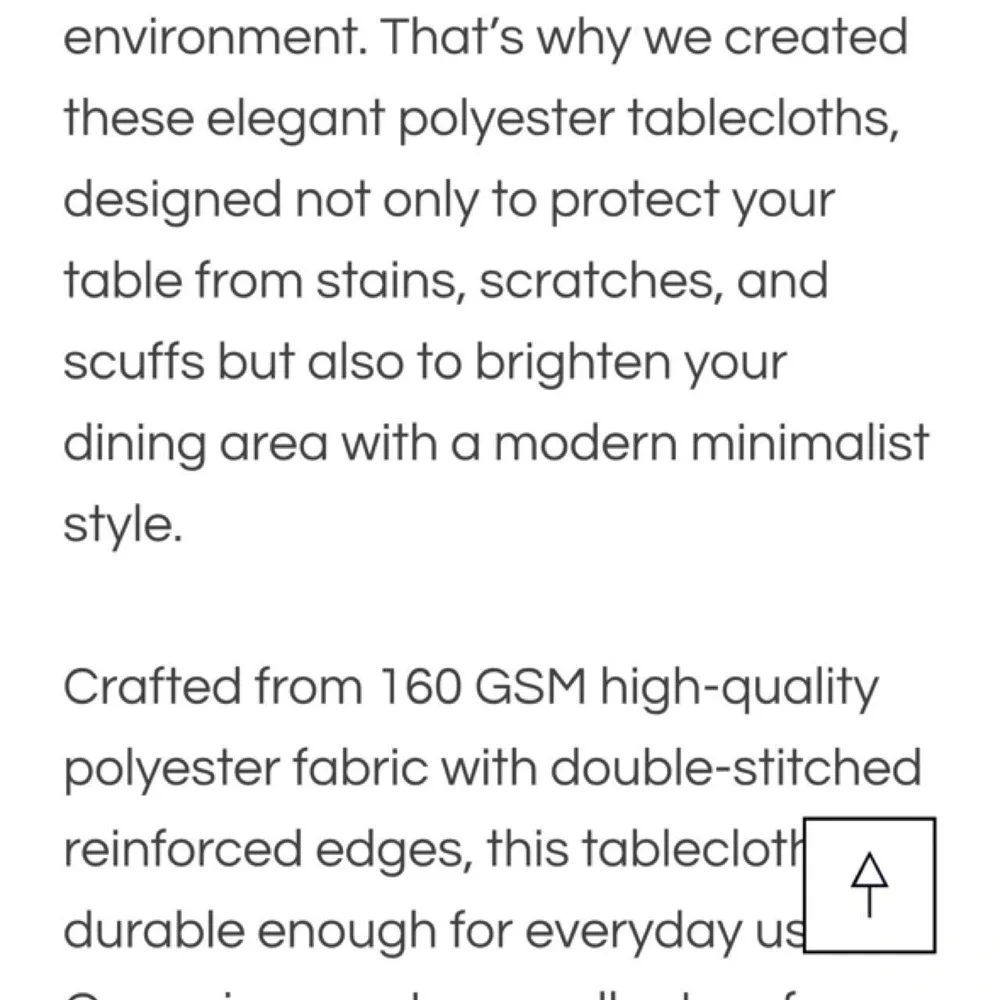 ComfiTime Signature Tablecloth 60x60 Gold Square Polyester Spill Resistant